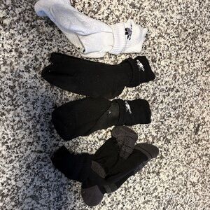 adidas Black and Gray Athletic Socks Trio